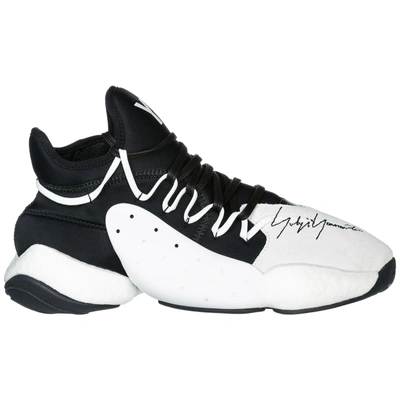 Shop Y-3 Men's Shoes Nylon Trainers Sneakers Byw Bball In White