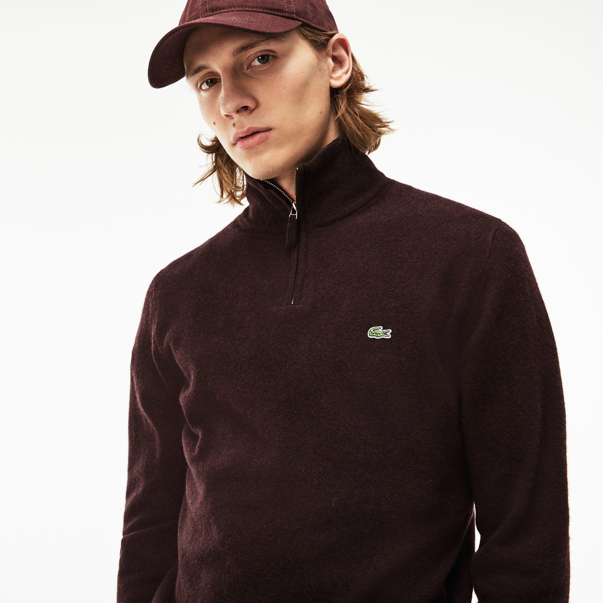 lacoste merino wool sweater