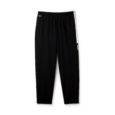 Shop Lacoste Men's Sport Taffeta Tennis Sweatpants In Black