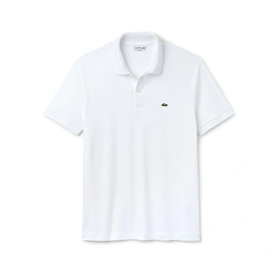 Shop Lacoste Ultra Soft Cotton Pima Jersey Polo - Xxl - 7 In White