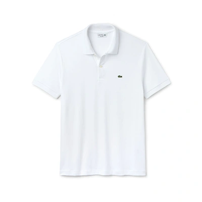 Shop Lacoste Men's Regular Fit Ultra Soft Cotton Jersey Polo - 4xl - 9 In White