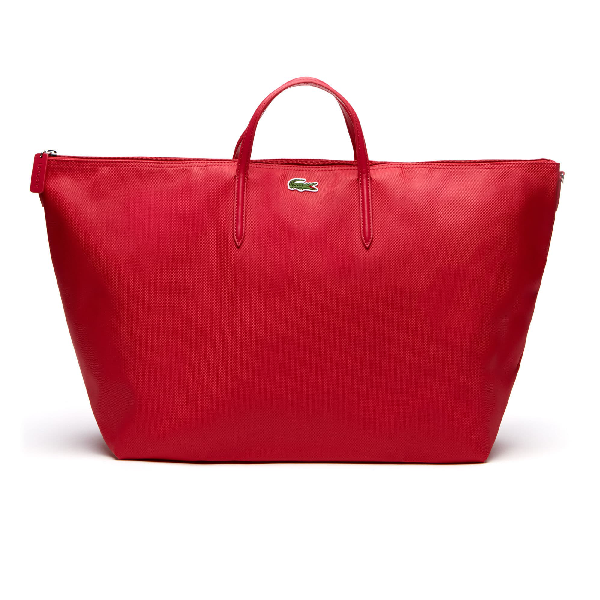 lacoste dual carry tote bag