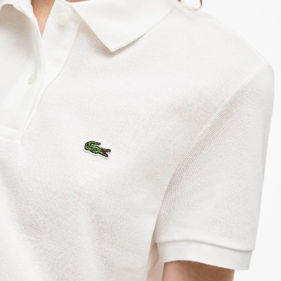 Shop Lacoste Women's Regular Fit Soft Cotton Petit Piqué Polo - 48 In White