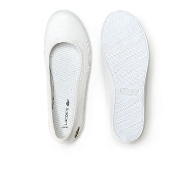 Lacoste marthe canvas ballerina shoes 2025