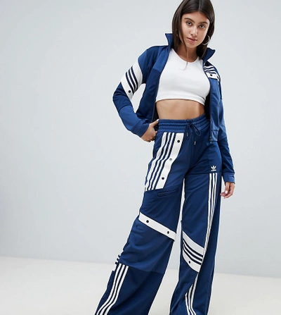 Adidas Originals X Danielle Cathari Deconstructed Track Pants In Navy Blue ModeSens