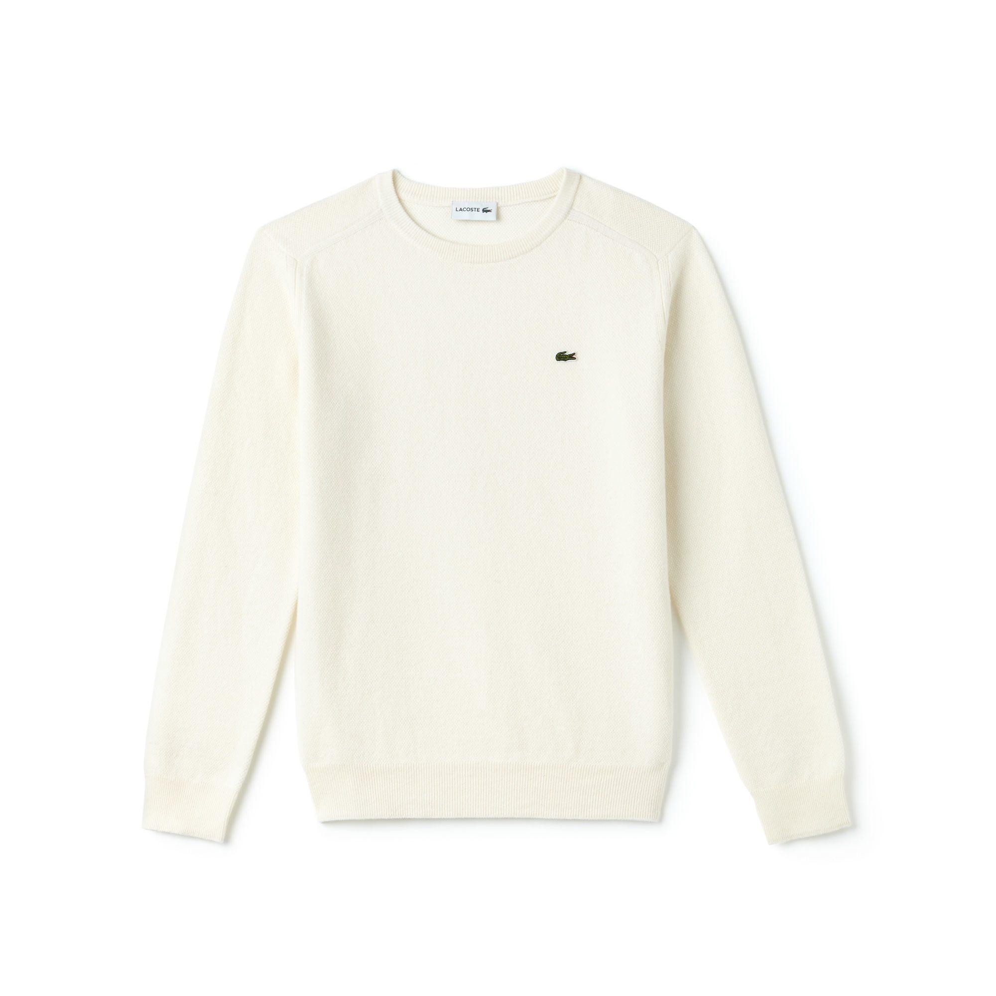 lacoste sweater white
