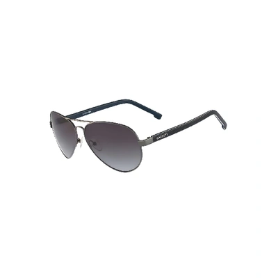 Shop Lacoste Unisex Pilot Shape L.12.12 Sunglasses - One Size In White