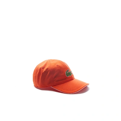 Shop Lacoste Men's Sport Miami Open Edition Logo And Piping Cap - L In Orange