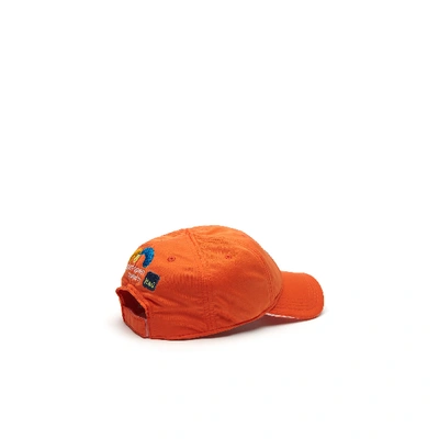 Shop Lacoste Men's Sport Miami Open Edition Logo And Piping Cap - L In Orange