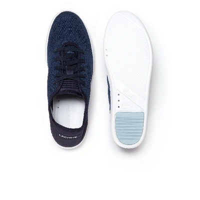 Shop Lacoste Men's L.ydro Lace Textile Trainers In Nvy/wht