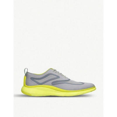 Shop Cole Haan 3.zerogrand Fuse Oxford Shoes In Grey/other