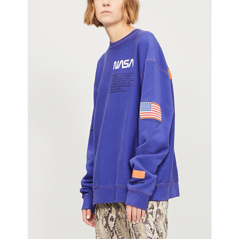 blue nasa sweatshirt