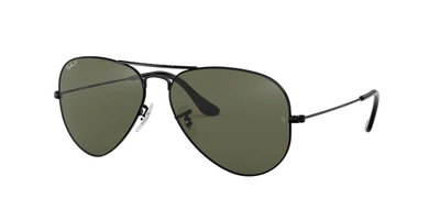 Shop Ray Ban Ray In Polarized Green Classic G-15