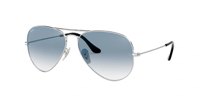 Shop Ray Ban Ray In Light Blue Gradient