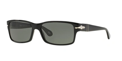 Shop Persol Man Sunglasses Po2803s In Green Polarized