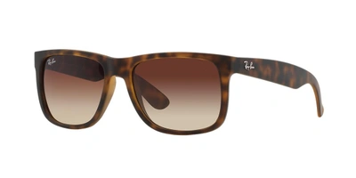 Shop Ray Ban Ray In Brown Gradient