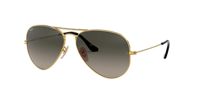 Shop Ray Ban Ray In Grey Gradient