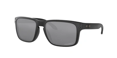Oakley Holbrook Black Prizm Iridium Rectangular Mens Sunglasses Oo9102 9102e1 57 In Prizm Black Polarized