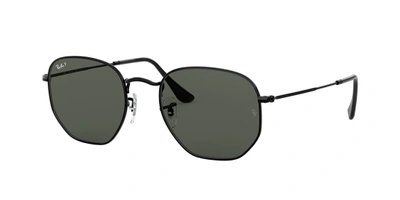 Shop Ray Ban Ray In Polarized Green Classic G-15