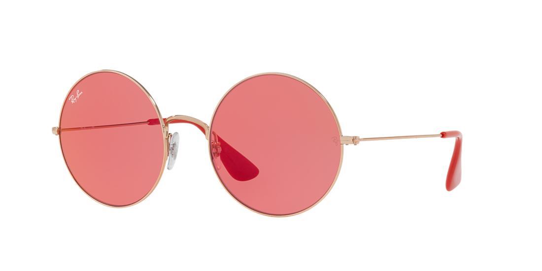 Ray Ban Jajo Bronzecopper, Pink Lenses Rb3592 In Red ModeSens