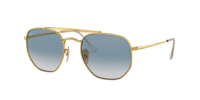 Shop Ray Ban Ray In Light Blue Gradient