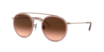 Shop Ray Ban Ray In Pink Brown Gradient