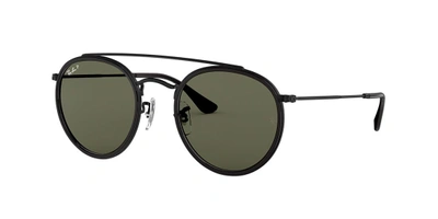 Shop Ray Ban Ray In Polarized Green Classic G-15