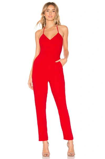 Shop About Us Jocelyn Jumpsuit In Red
