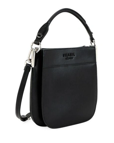 Shop Prada Large  Margit Shoulder Bag In Black