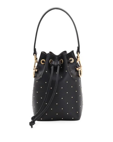 fendi mon tresor mini bucket bag black