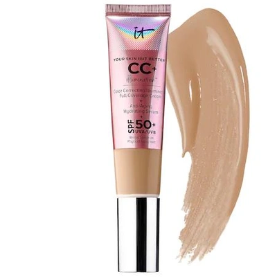 It Cosmetics Cc+ Cream Illumination With Spf 50+ Neutral Tan 1.08 oz/ 32 ml