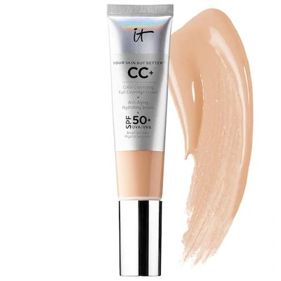 It Cosmetics Cc+ Cream Full Coverage Color Correcting Foundation With Spf 50+ Fair Light 1.08 oz/ 32 ml In Fair Light 