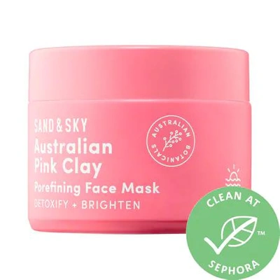 Shop Sand & Sky Australian Pink Clay Porefining Face Mask 2.1 oz/ 60 G