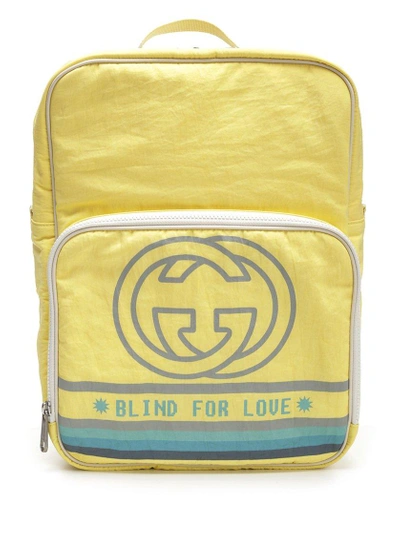 Shop Gucci Look 46 Neo Techpack Backpack In Yellow