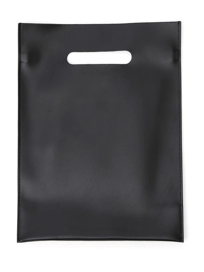 Shop Mm6 Maison Margiela Shopper Tote Bag In Black