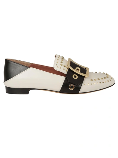 Shop Bally Janelle Loafers In White