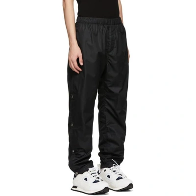 Shop Givenchy Black Snap Lounge Pants In 001 Black