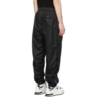 Shop Givenchy Black Snap Lounge Pants In 001 Black