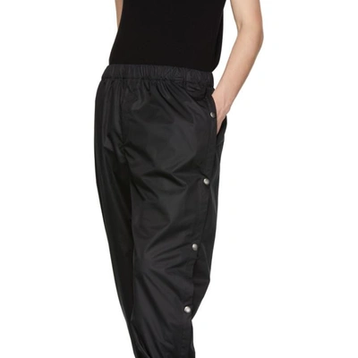 Shop Givenchy Black Snap Lounge Pants In 001 Black