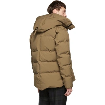 Shop Kenzo Tan Down Jacket In 14.dkcamel