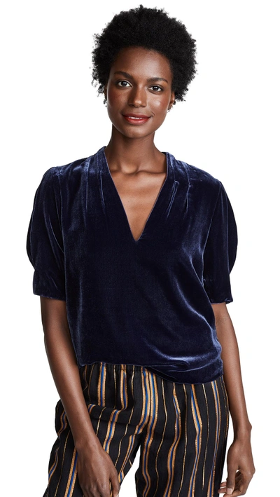 Shop Joie Ance Blouse In Midnight