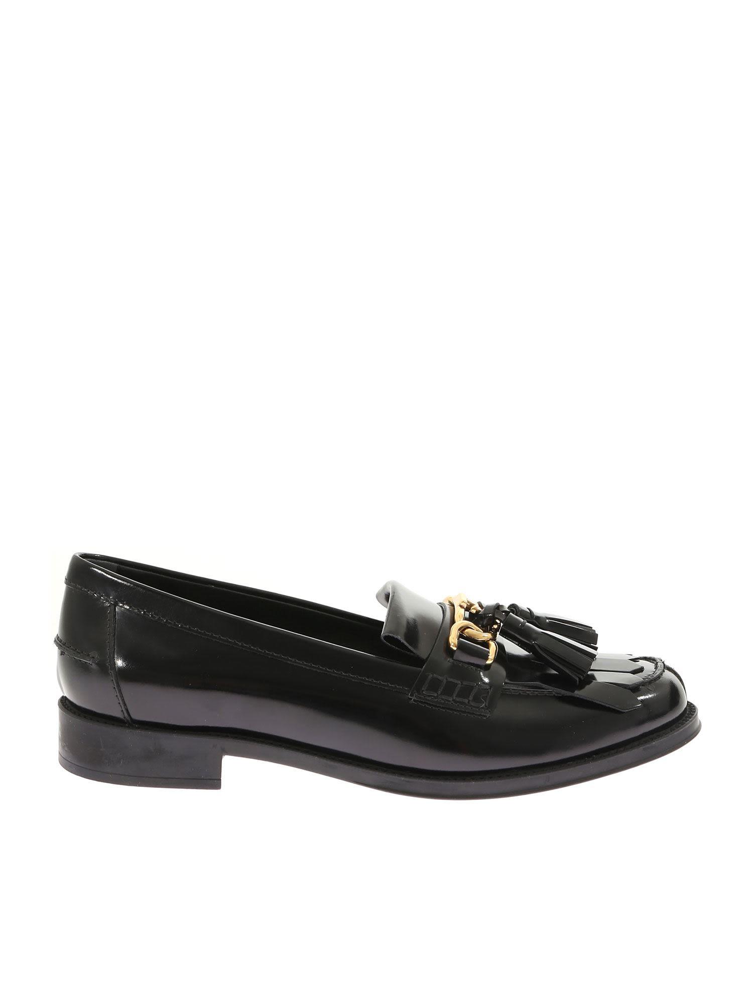 tods tassel loafers