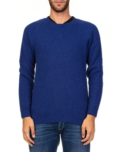 Shop Daniele Fiesoli Baby Alpaca And Merino Wool Sweater In Bluet
