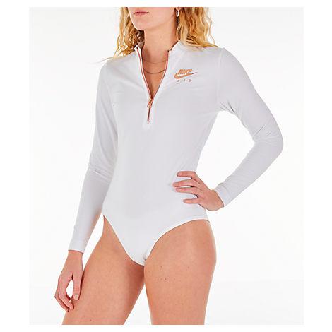 nike white bodysuit