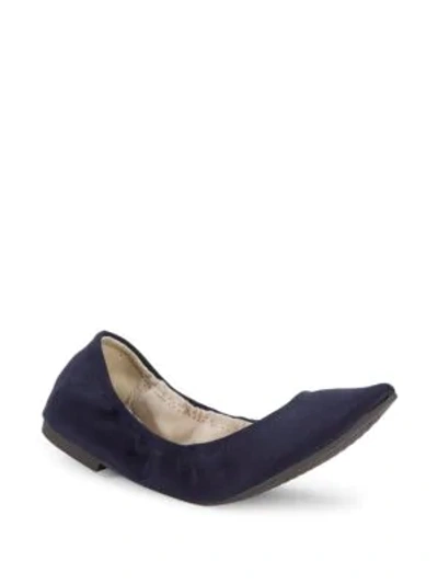 Shop Bcbgeneration Madeline Pointy Toe Flats In Navy