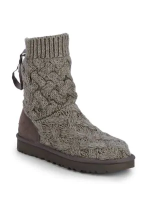 isla knit sweater boots