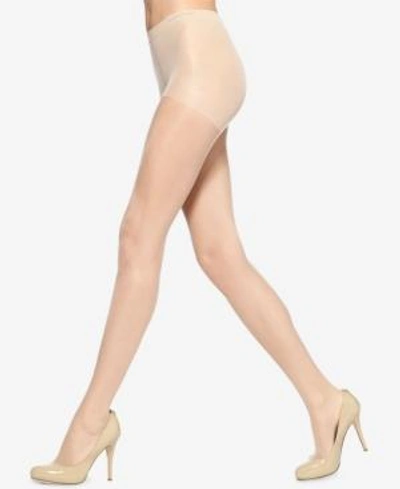 Shop Hue Women's Age Defiance Control Top Pantyhose In Natural