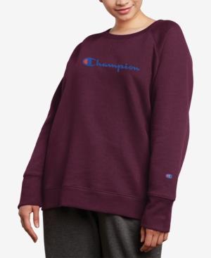dark purple champion sweatshirt