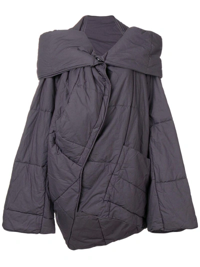 Shop Vivienne Westwood Propaganda Puffer Coat - Grey