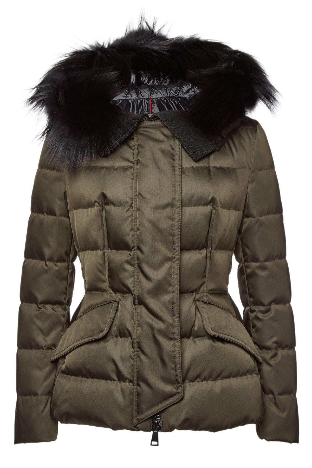 Moncler Sterne Down Jacket With Fur 
